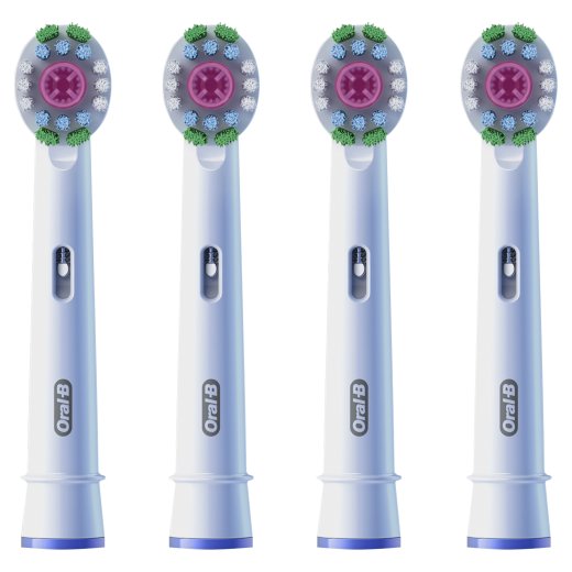 Oral-B Pro 3D White Brush Heads White, 4 pcs.