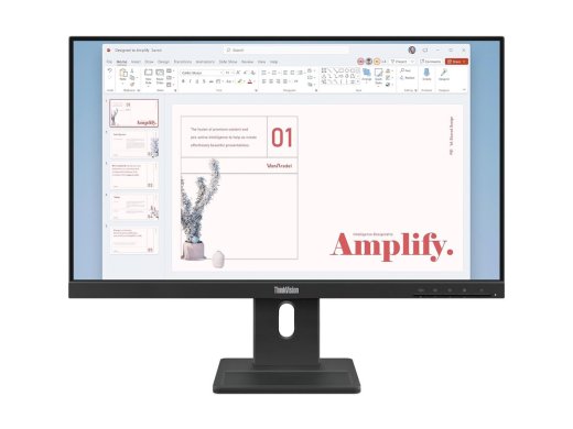 Lenovo ThinkVision E24-40 24-inch Full HD IPS monitor with VGA (HD-15), HDMI, DisplayPort, 100Hz
