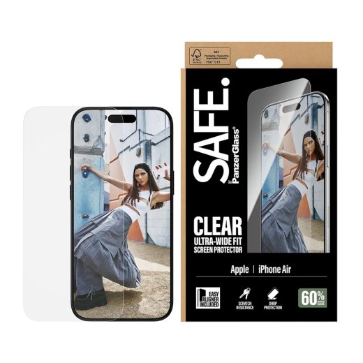 SAFE. by PanzerGlass Screen Protector for iPhone Air 2025