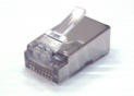 Goobay RJ 45 8-pin shielded CAT5e Connector / 1 piece