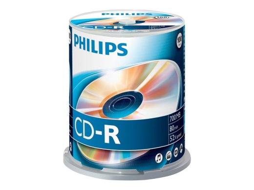 Philips CR7D5NB00 100 Pack CD-R 700MB