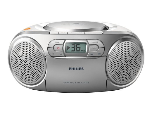 Philips AZ127 Silver Boombox