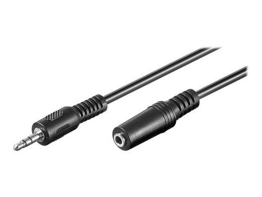 goobay 181-0300 1.5m Audio Extension Cable Black