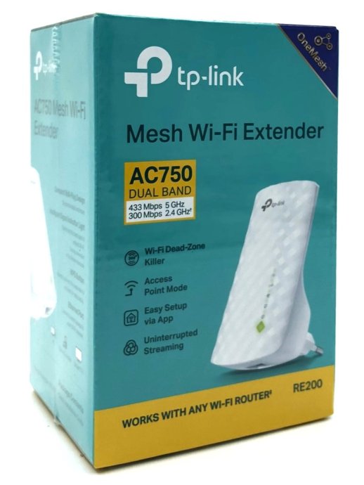 WRL RANGE EXTENDER 750MBPS/RE200 TP-LINK