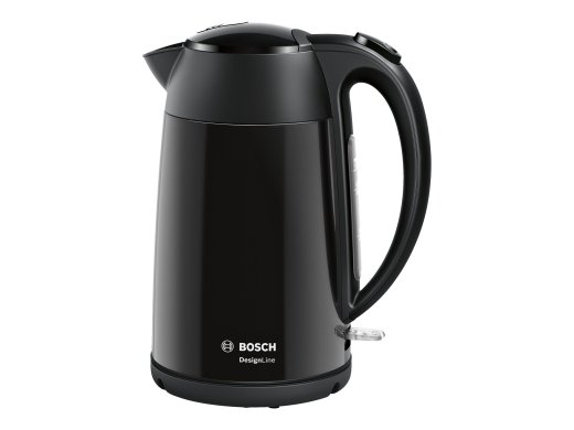 Bosch Kettle DesignLine TWK3P423 Electric 2400 W 1.7 L Stainless steel 360° rotational base Black