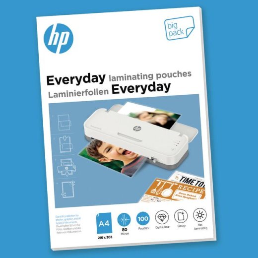 HP Everyday A4 Laminating Pouches 80 micron (100 pcs)