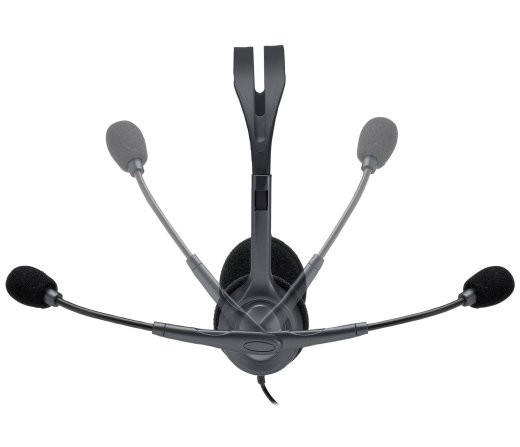 HEADSET STEREO H111/GREY 981-000593 LOGITECH