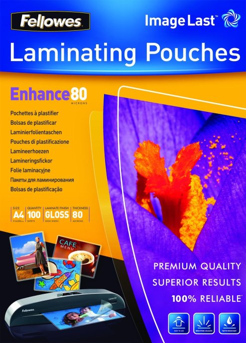 LAMINATOR POUCH IMAGELAST/A4 80 100PCS 5306114