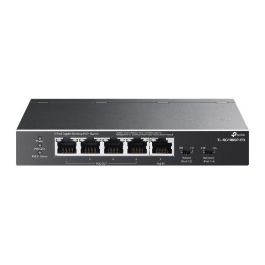 Switch TP-LINK TL-SG1005P-PD Desktop/pedestal 5x10Base-T /