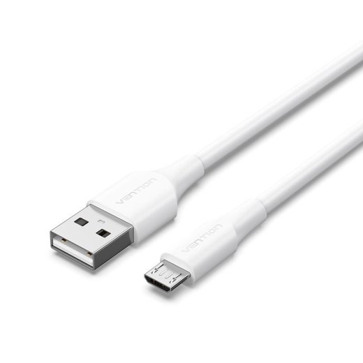 CABLE USB2.0 TO MICRO-B/1M WHITE