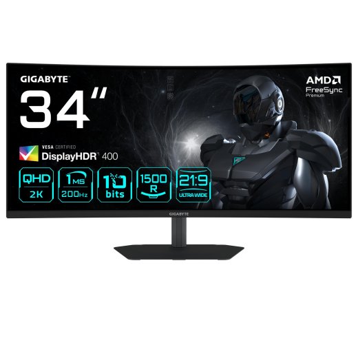 LCD Monitor GIGABYTE 34 " 3440