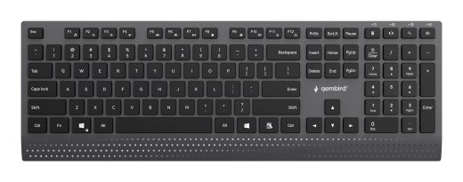 KEYBOARD MULTIMEDIA USB ENG/BLACK KB-MCH-06 GEMBIRD