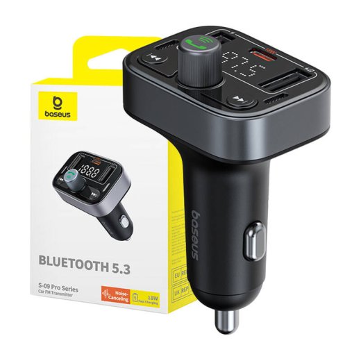 Baseus S-09 Car FM Transmitter Bluetooth