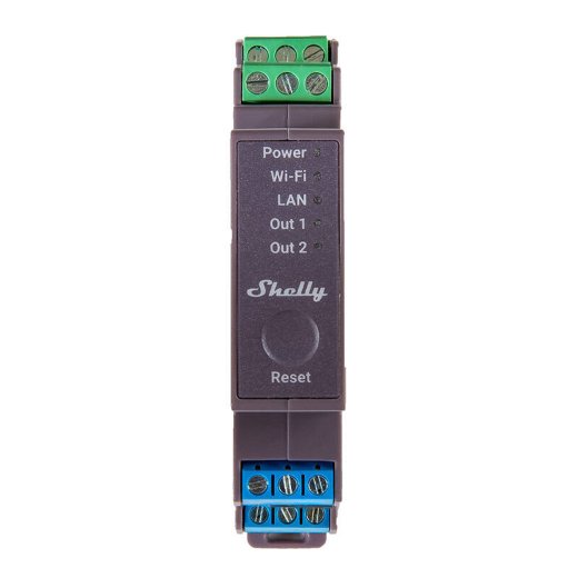 Shelly Pro 2 DIN Rail 2-channel