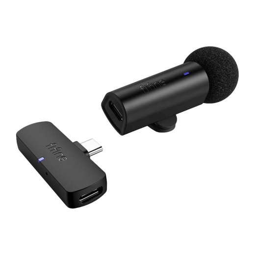 Fifine M6 USB-C wireless tie microphone