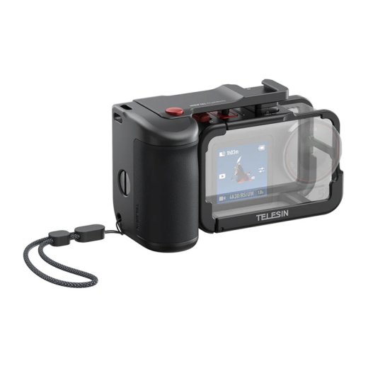 Telesin protective case with handle for