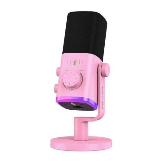 Fifine AM9 Dynamic Microphone (Pink)