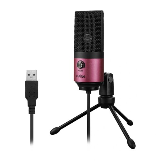 Fifine K669 Condenser Microphone (Pink)