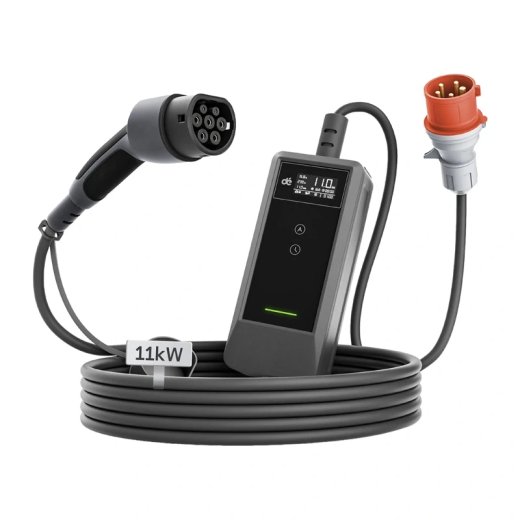 Portable EV charger dé 11kW 20m