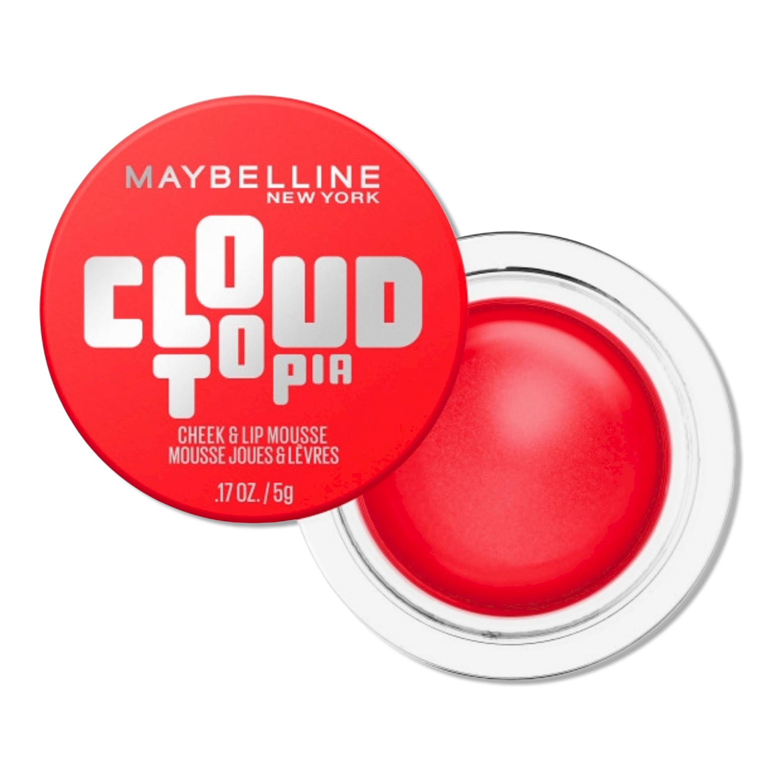 Maybelline Cloudtopia põse- ja huulemousse 03 Divine Crimson 5 g