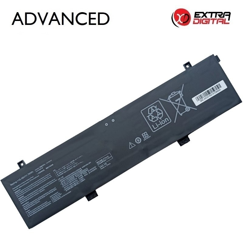 ExtraDigital Sülearvuti Aku ASUS C41N2101 4770mAh 76Wh