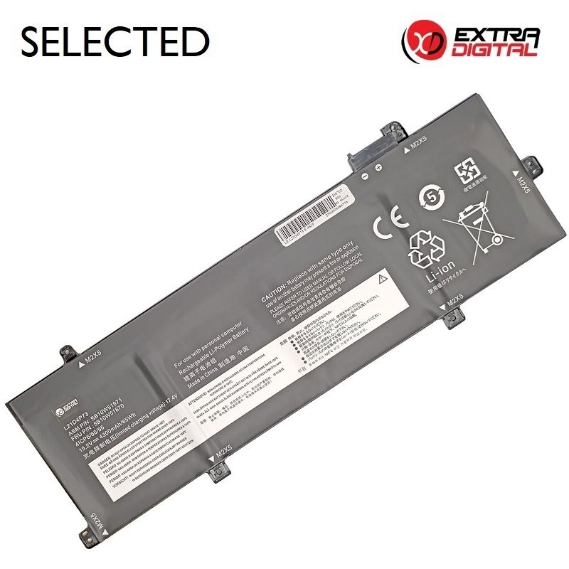 ExtraDigital Sülearvuti Aku LENOVO L21D4P73 4300mAh