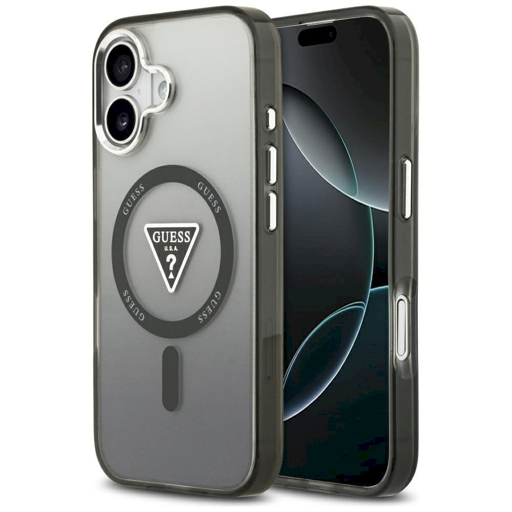 Üksus Guess IML Gradient Triangle Logo MagSafe iPhone 17 jaoks / must