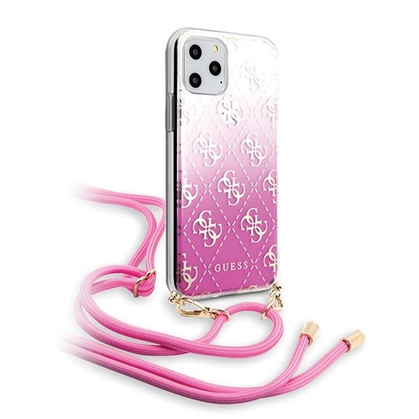 Guess GUHCN65WO4GPI Hardcase 4G Gradient iPhone 11 Pro Max jaoks / roosa