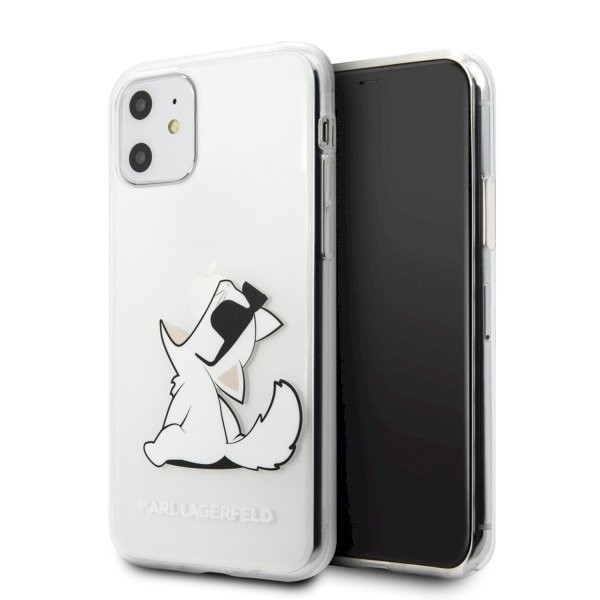 Karl Lagerfeld KLHCN61CFNRC Choupette Fun Hardcase iPhone 11 6,1"/XR jaoks / läbipaistev