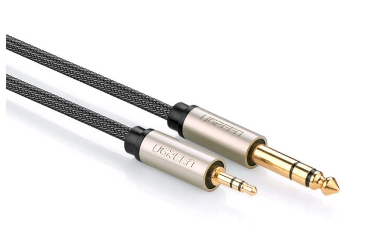 UGREEN 10630 AV127 Helikaabel 5 m 3,5mm kuni 6,35mm / hall