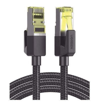 UGREEN 80424 RJ-45 võrgukaabel Cat7 F/FTP 3 m / must
