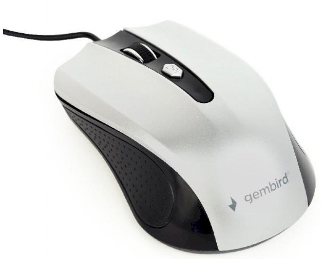 Gembird MUS-4B-01-BS USB optinė pelė / juoda-sidabrinė