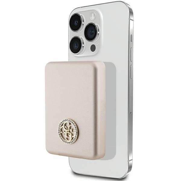 Guess GUPBM5AL4DMD Juhtmevaba 15W Powerbank 5000mAh