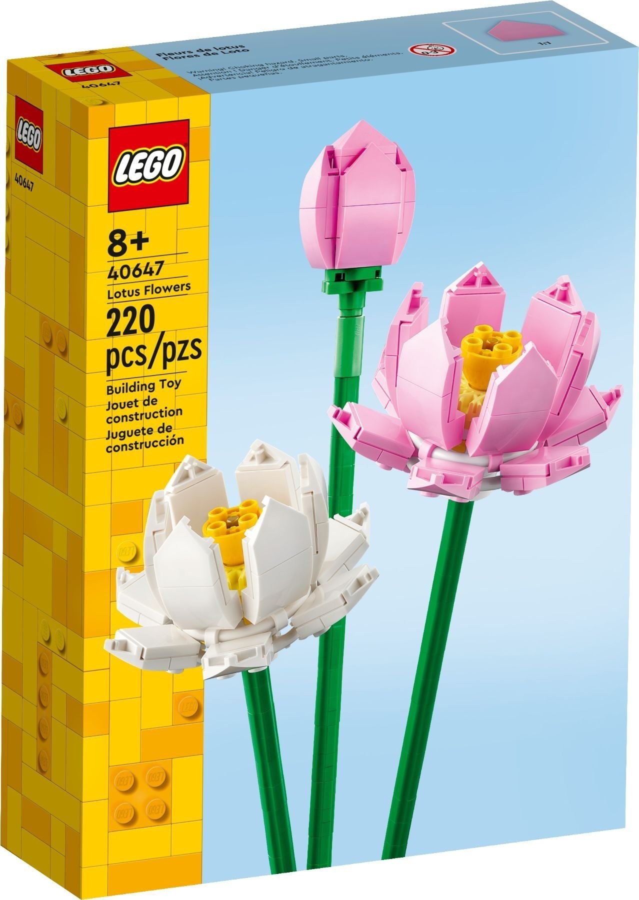 LEGO 40647 Lotus Flowers konstruktorius