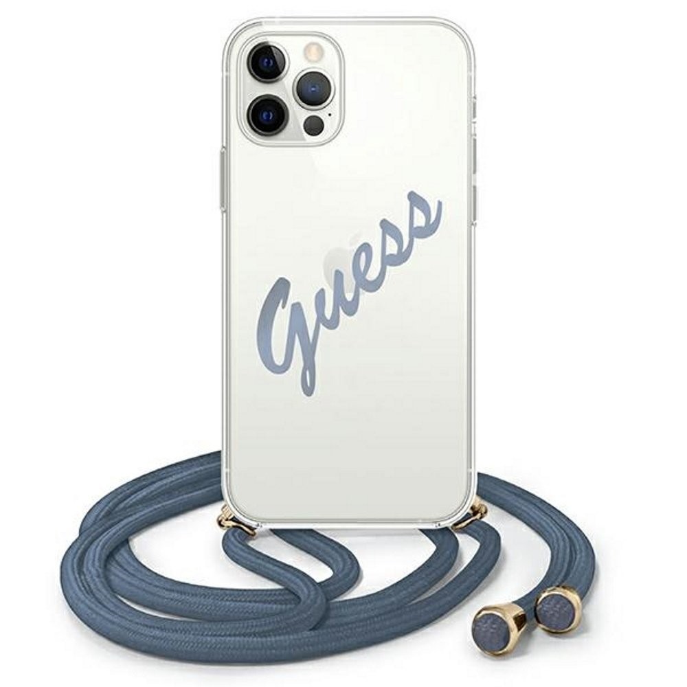 Guess GUHCP12MCRTVSBL tagakaas Apple iPhone 12 / 12 Pro jaoks