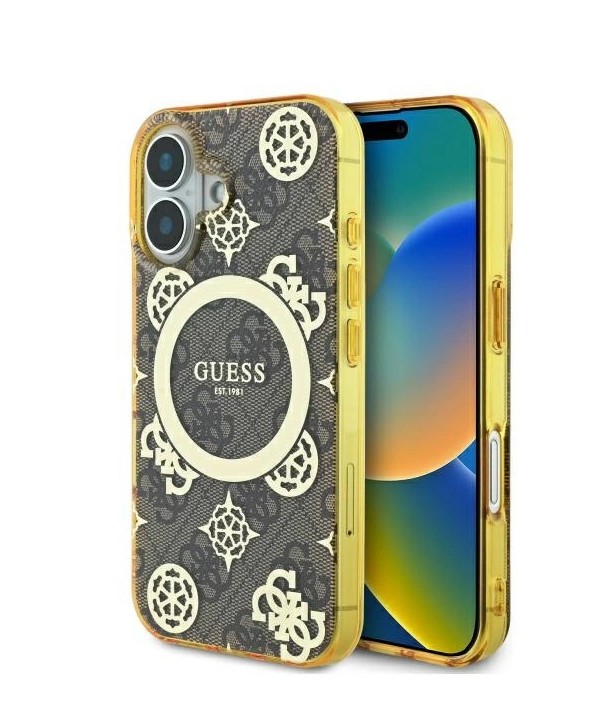 Guess IML Päevalill 4G Taustaga MagSafe Tagumise Korpuse Apple iPhone 16 jaoks