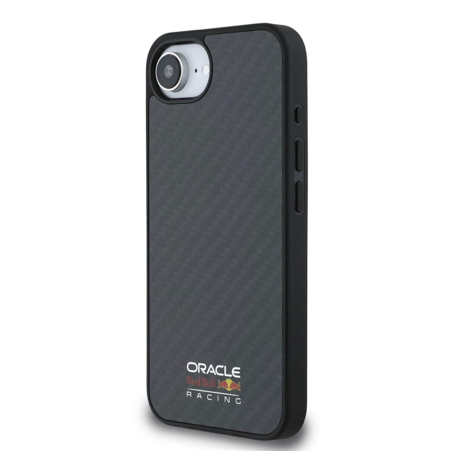Red Bull Carbon Shiny Logo MagSafe ümbris Apple iPhone 16e jaoks