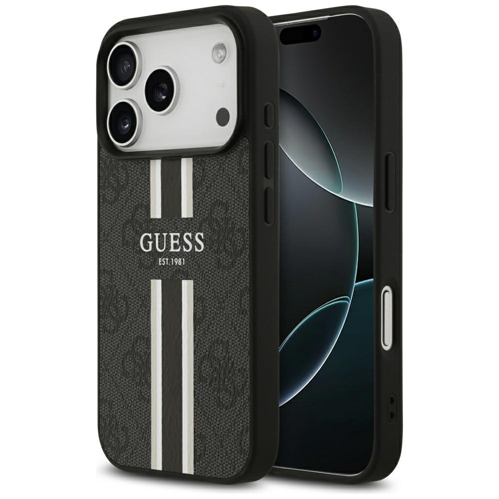 Guess 4G Trükitud Triibud MagSafe Kott Apple iPhone 17 Pro jaoks