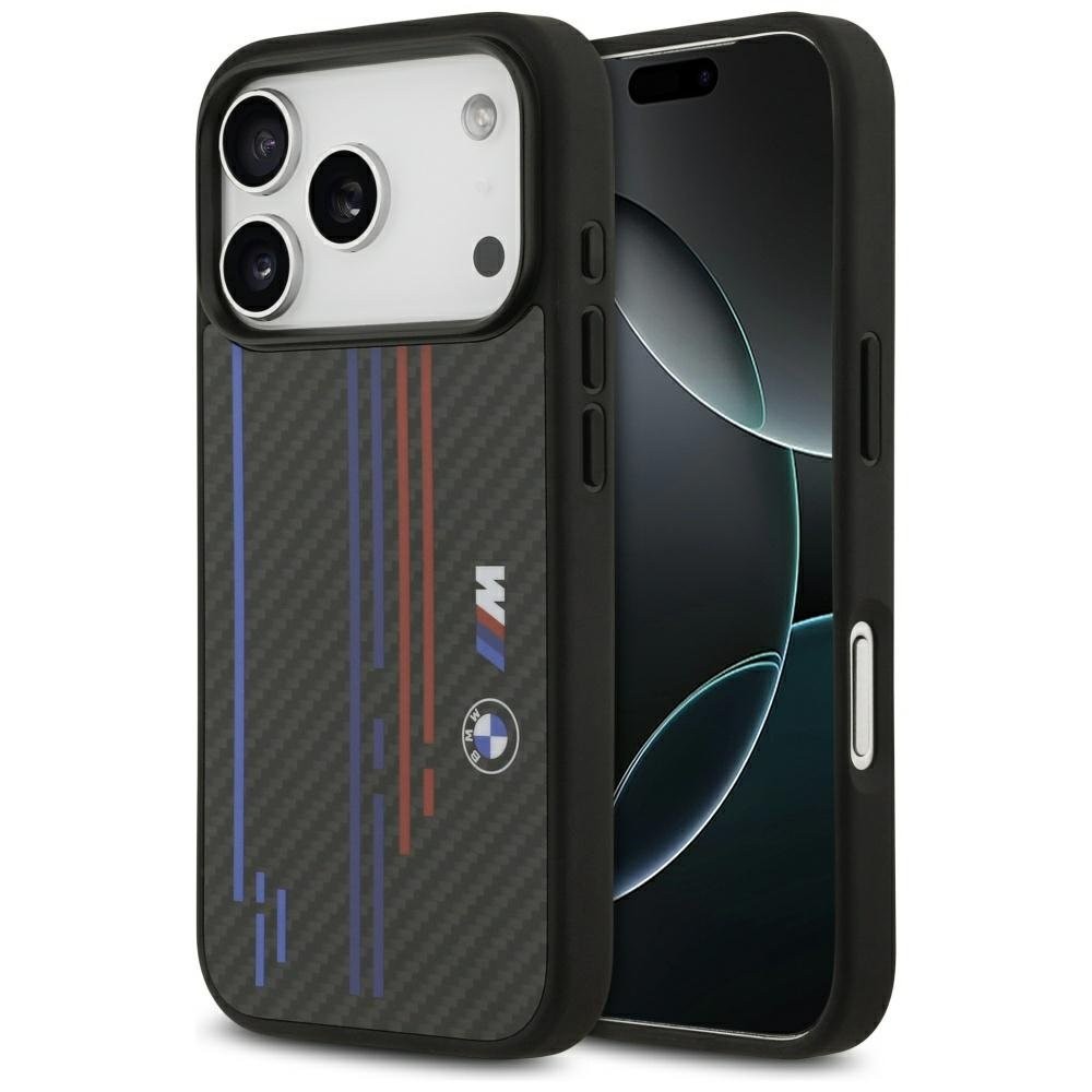 BMW M Kevlar jooned ja logo MagSafe ümbris Apple iPhone 17 Pro jaoks