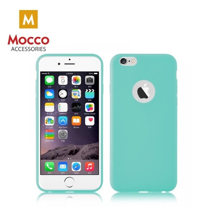Mocco Ultra Slim Soft Matte 0.3 mm Silikoonkorpus Samsung G955 Galaxy S8 Plus Mint jaoks
