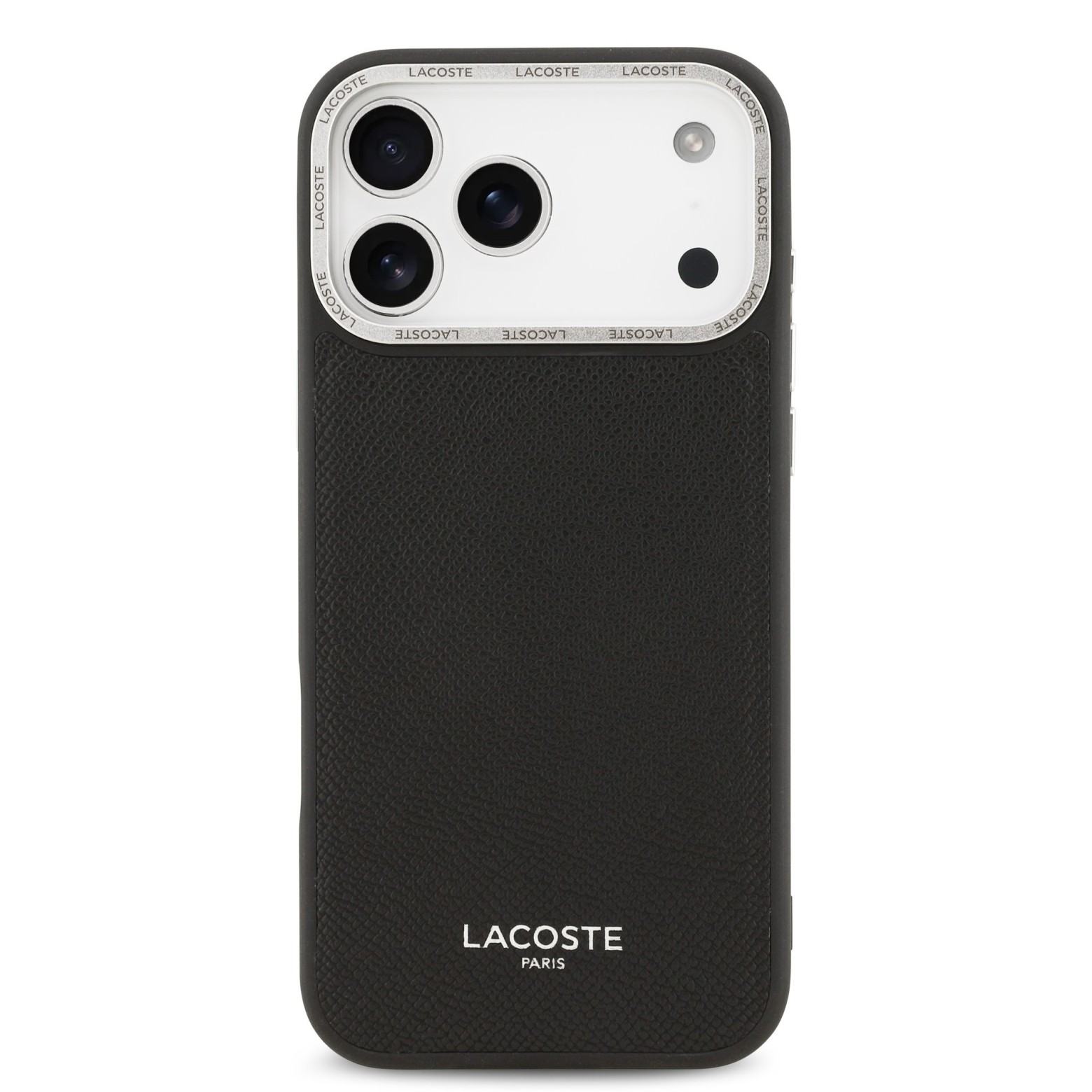 Lacoste PU Nahast Champs Elysees MagSafe Kaitseümbris Apple iPhone 17 Pro Max jaoks