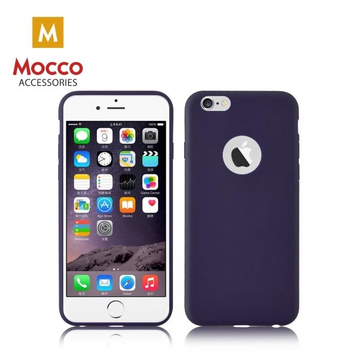 Mocco Ultra Slim Pehme Matt 0.3 mm Silikoon Kaitseümbris Samsung G920 Galaxy S6 Sinine