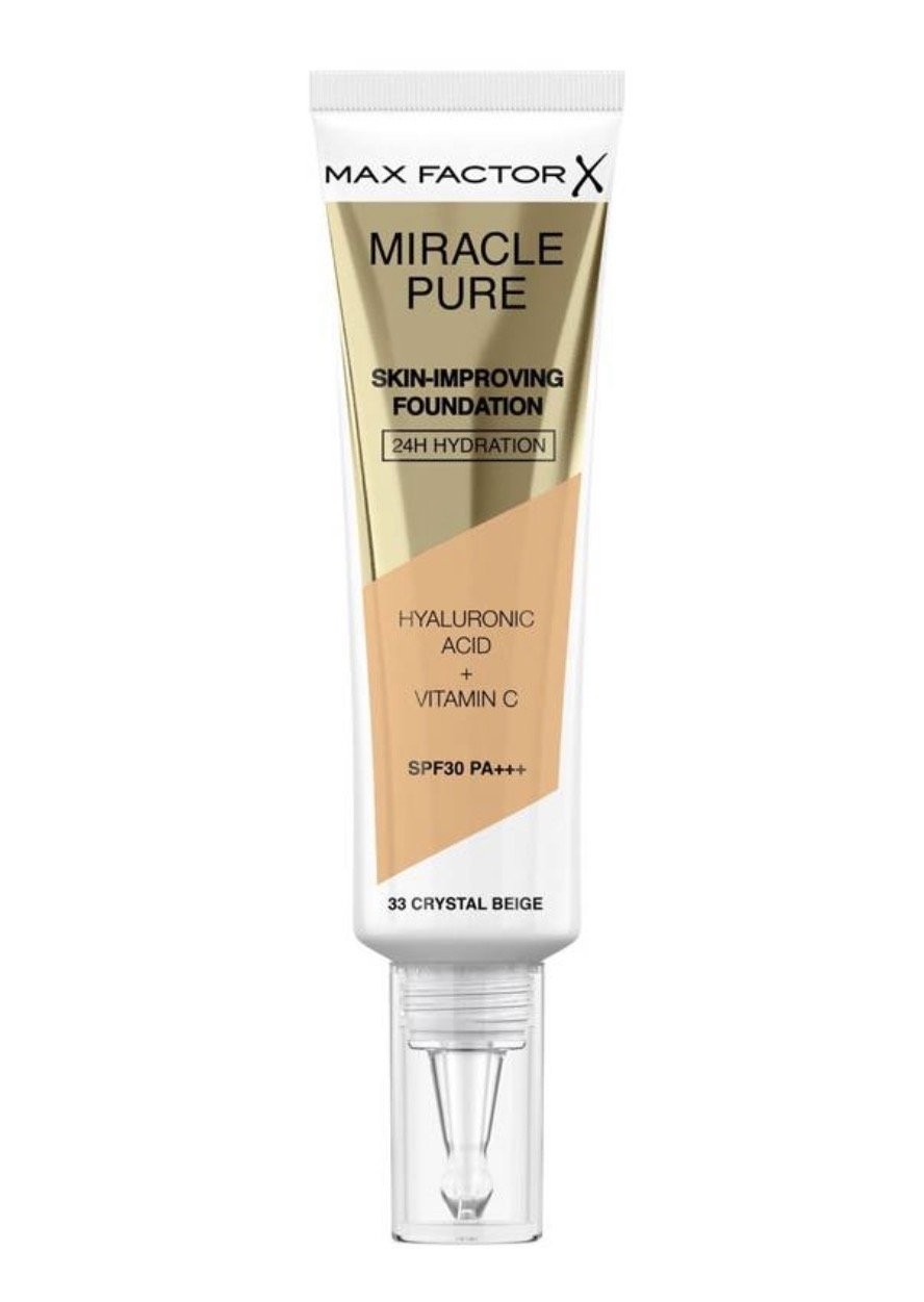 Max Factor Miracle Pure Skin-Parandav Jumestuskreem 33 Kristall Beež 30ml