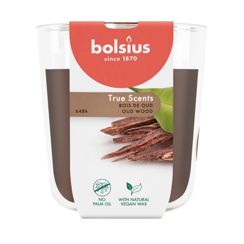 Bolsius True Scents lõhnaküünal 97x85mm Oud Wood