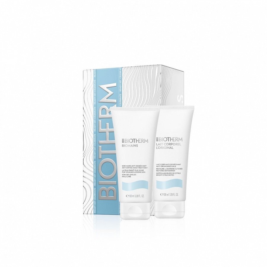 Biotherm Lait Corporel & Biomains Set nahahoolduskomplekt