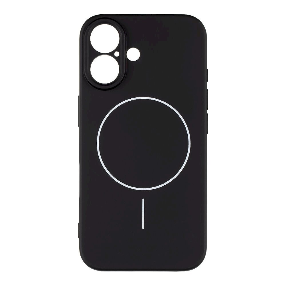 OBAL:ME MagNetix matt TPU kaitseklaas Apple iPhone 16 jaoks / must