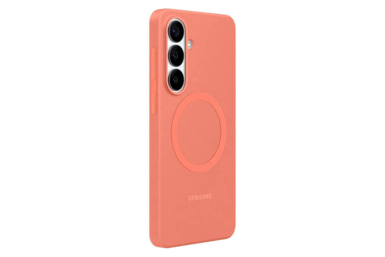 Samsung EF-ES947COE Silicone Magnet Cover Samsung Galaxy S26+ jaoks / Coral Red