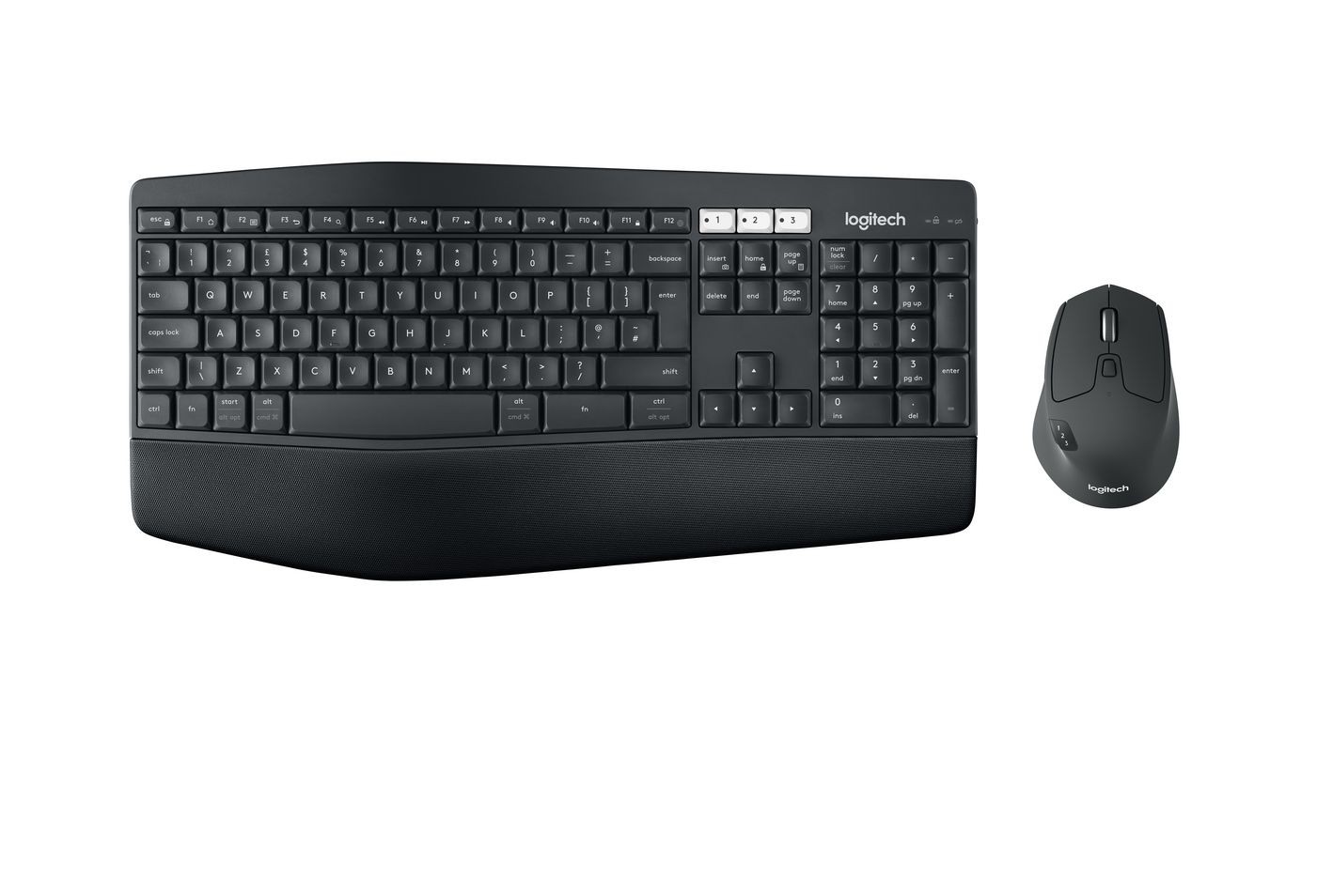 MK850 kombinacija, JK belaidė, QWERTY