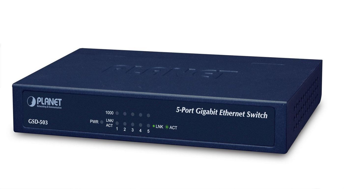 5-P 10/100/1000Mbps Gigabit Ethernet Switch (External