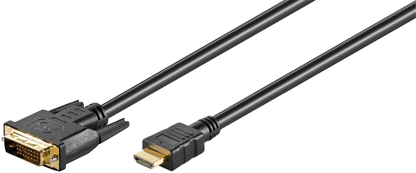 HDMI 19 - DVI-D M-M kabelis 3m HDMI tipo A - DVI-D 24+1 M-M